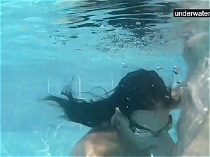 sunk underwater with a spunk-pump inside her